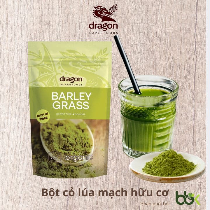 Bột cỏ lúa mạch hữu cơ