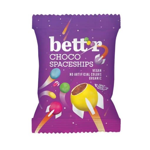 Viên kẹo Chocolate hữu cơ Bett’r sắc màu 70g