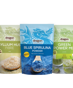 Psyllium Husk +Green Power Mix + Blue Spirulina