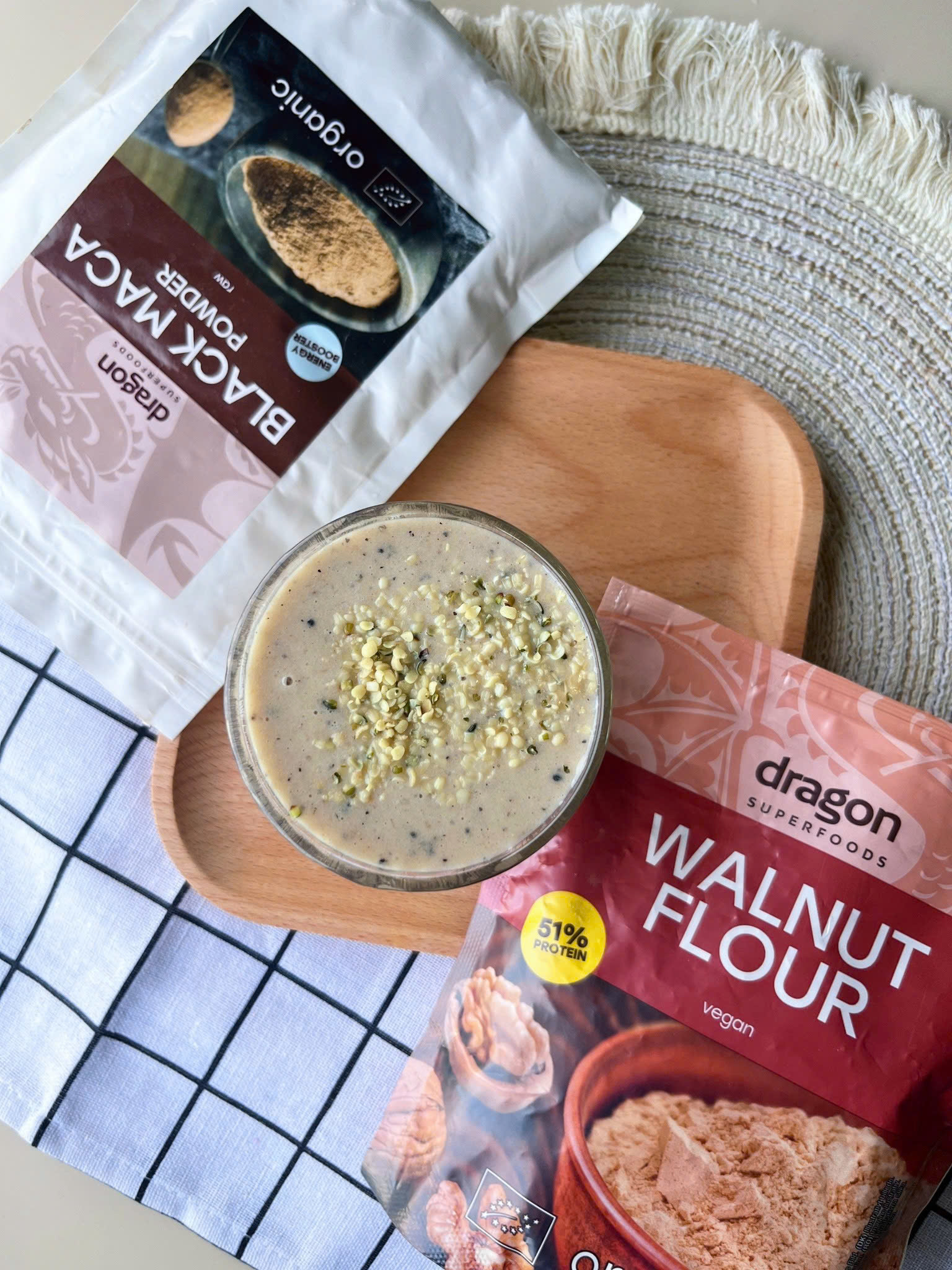 Black Maca Power + Walnut Flour