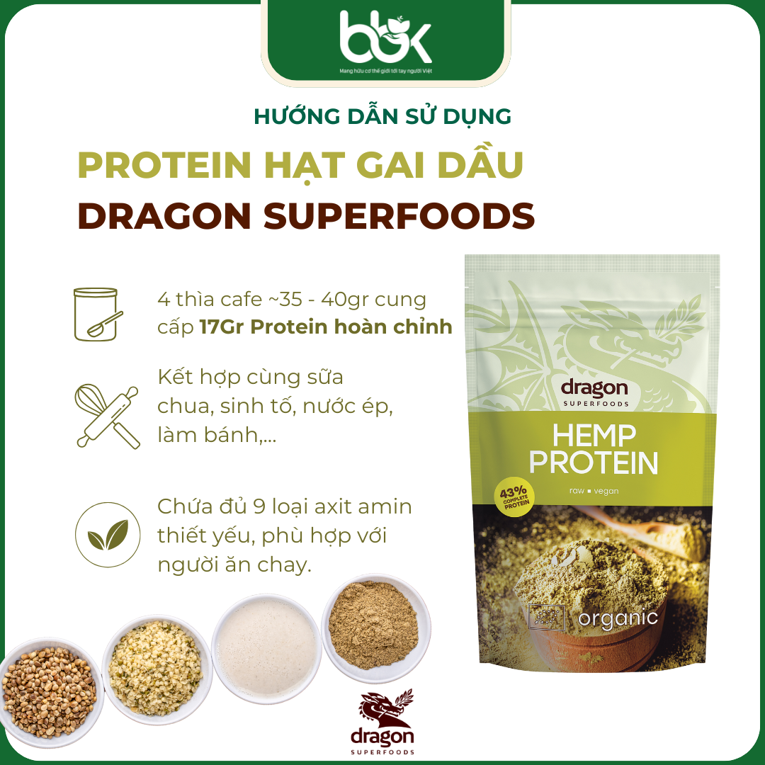 Protein Hạt Gai Dầu