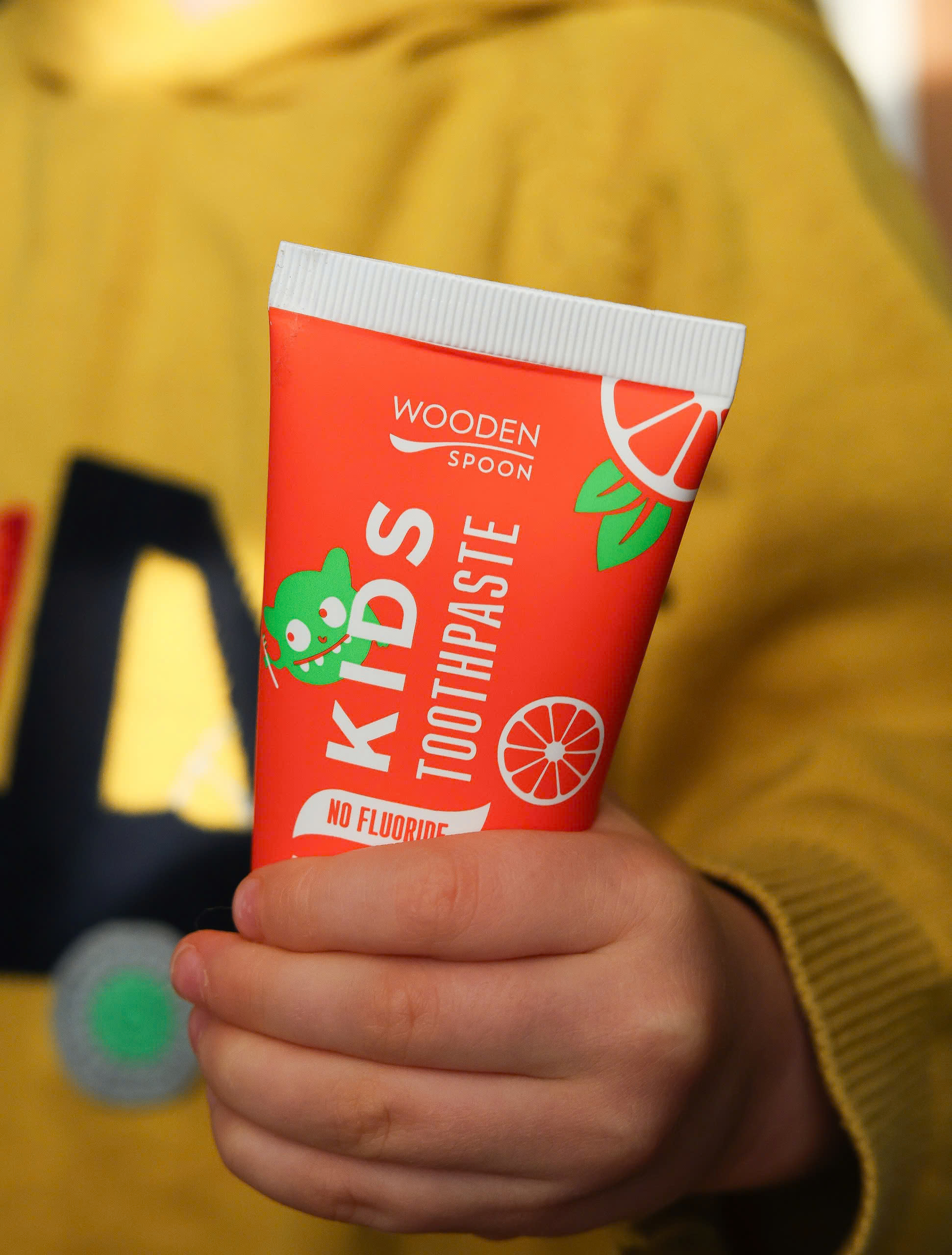 Kids toothpaste Wooden Spoon