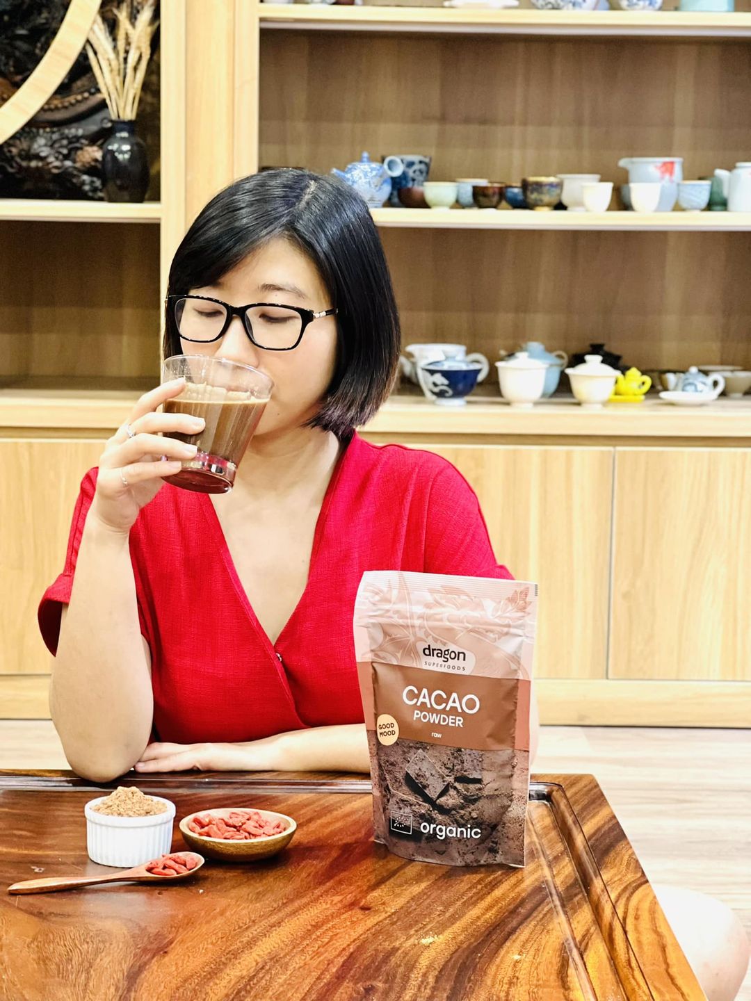 Bột Cacao hữu cơ Dragon Superfoods Bột Cacao hữu cơ Dragon Superfoods