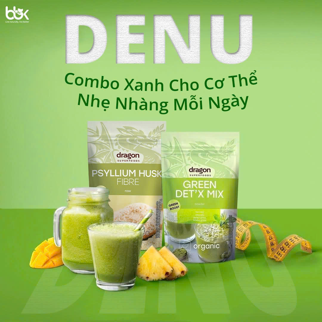 DENU – Combo Xanh Cho Tiêu Hóa Khỏe & Năng Lượng Tự Nhiên