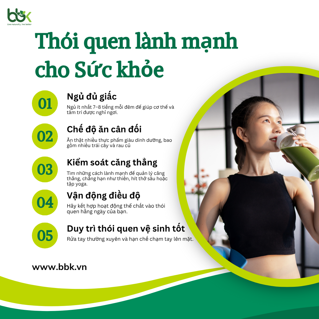 Thói quen lành mạnh cho sức khỏe – Bí quyết sống xanh mỗi ngày