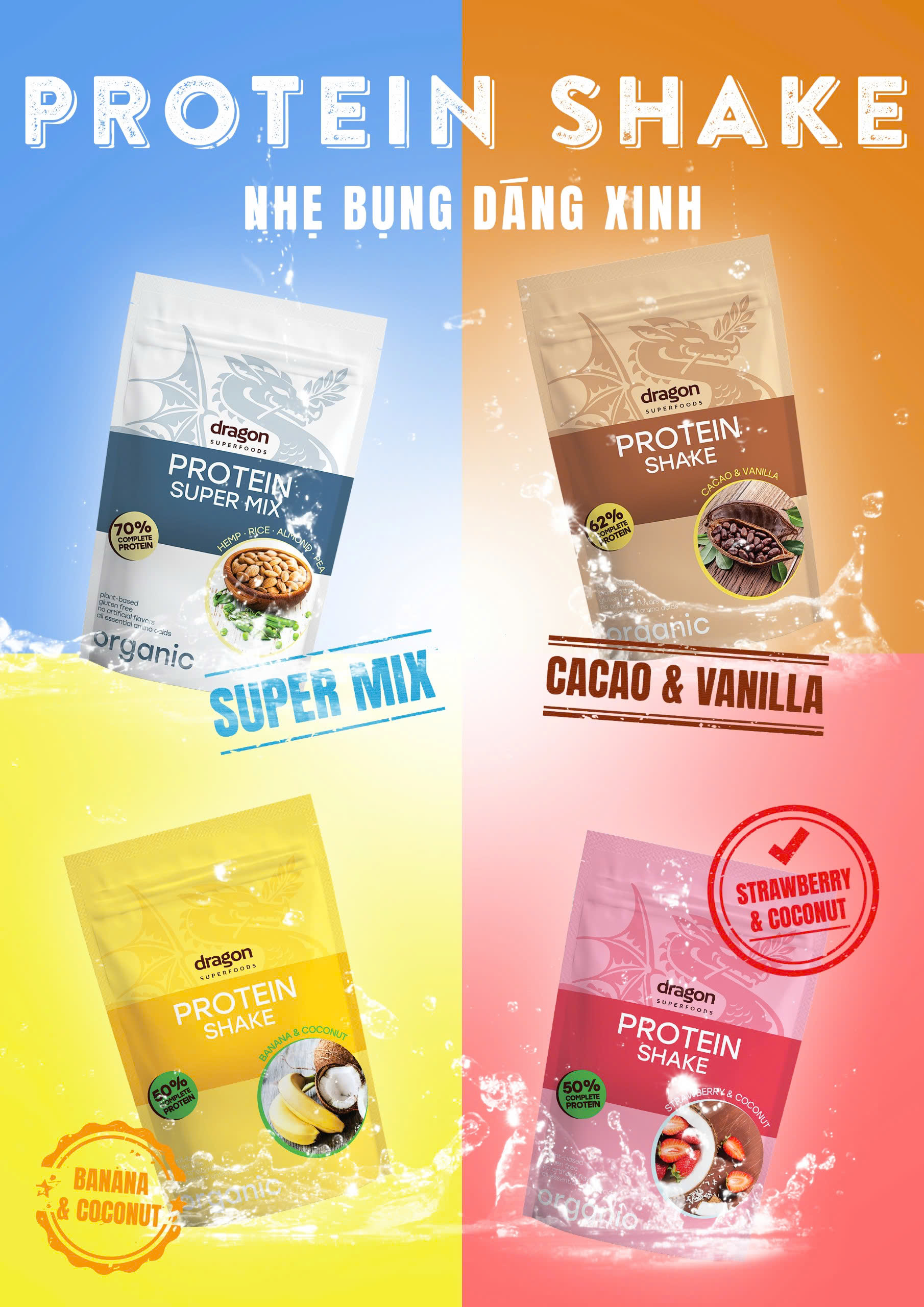 Giải pháp tiện lợi cho phụ nữ hiện đại – Protein Shake Dragon Superfoods