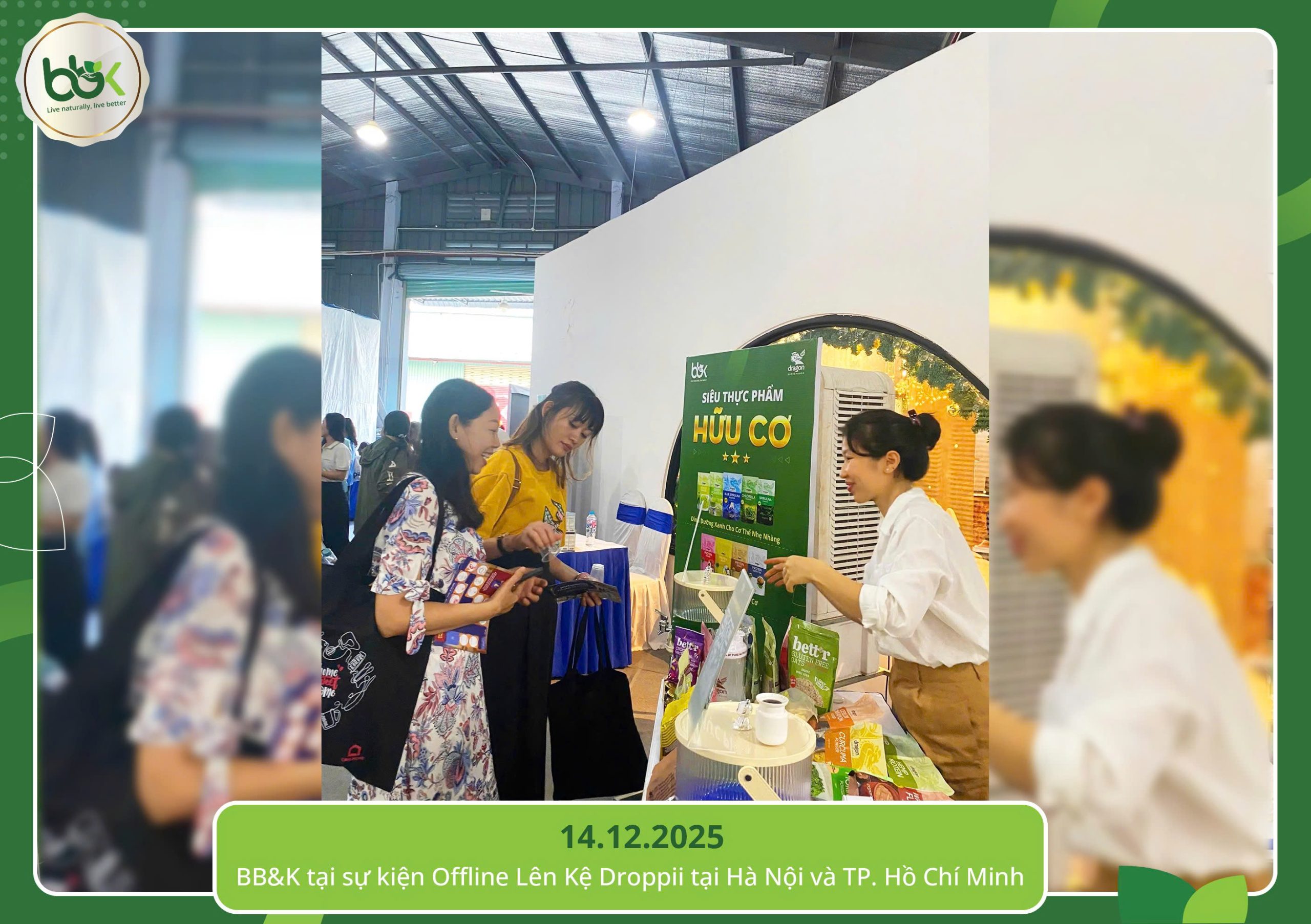 BB&K lan tỏa lối sống xanh cùng Siêu thực phẩm hữu cơ