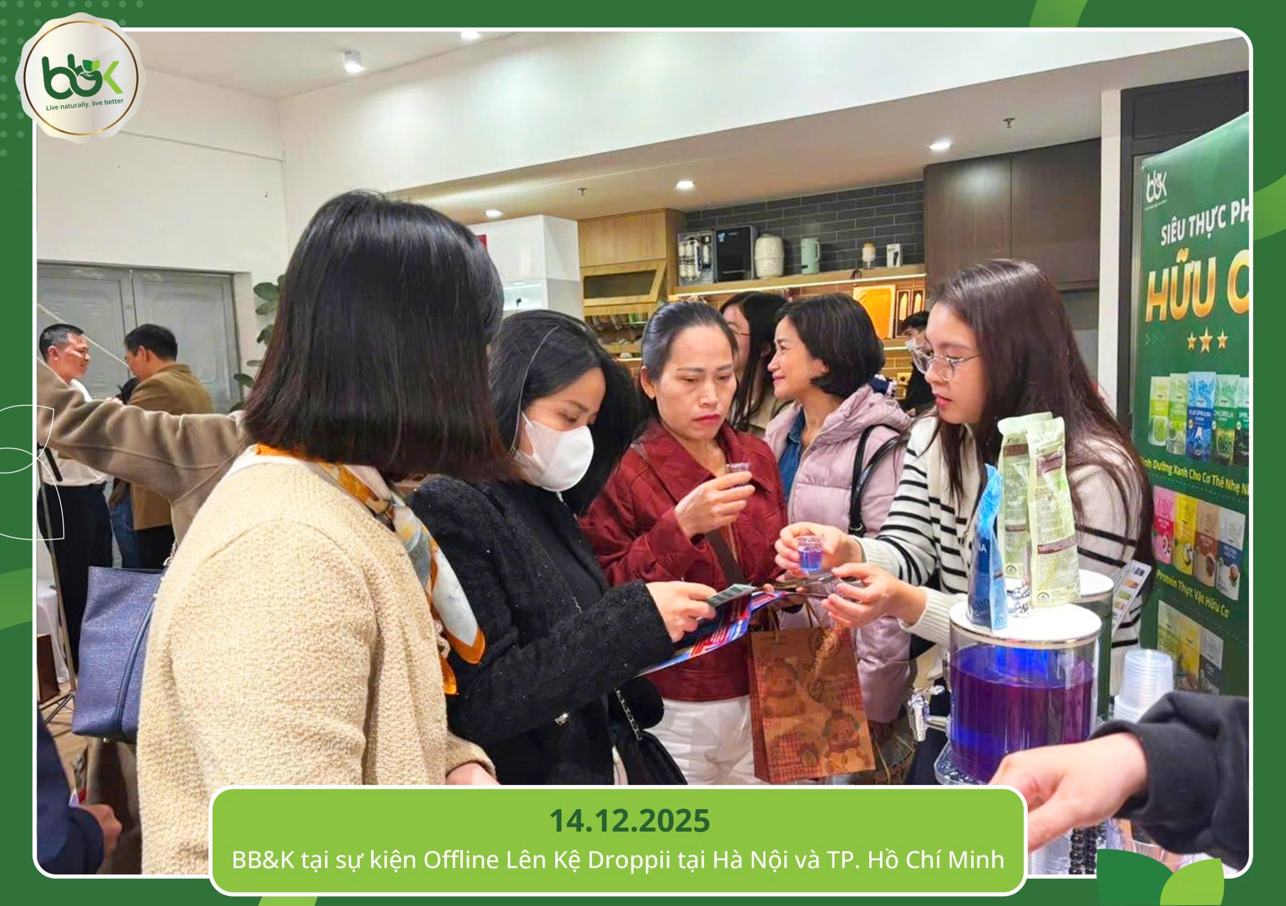 BB&K lan tỏa lối sống xanh cùng Siêu thực phẩm hữu cơ