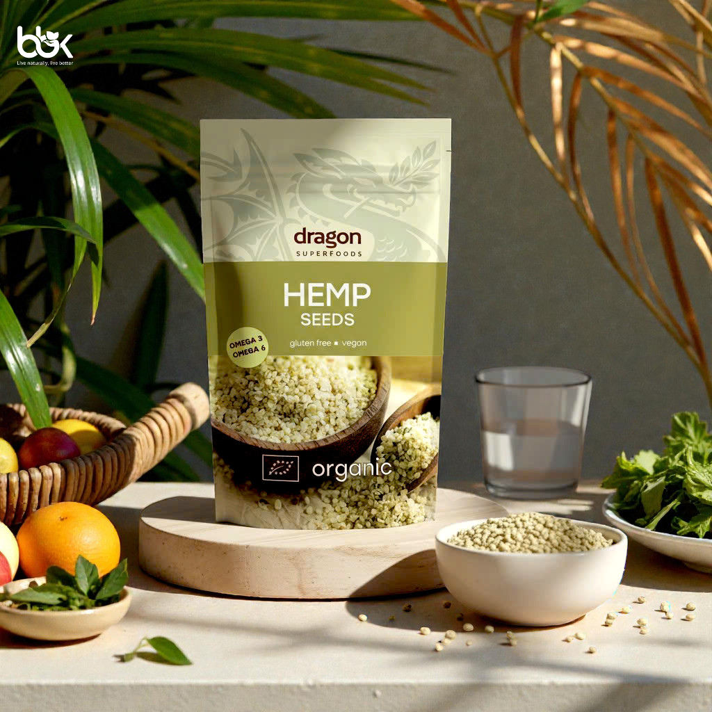 Giá trị dinh dưỡng nổi bật của hạt gai dầu hữu cơ Dragon Superfoods