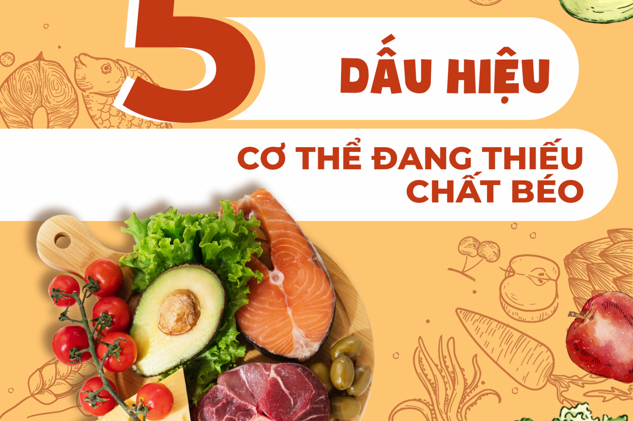5 Dấu hiệu cơ thể thiếu Chất béo