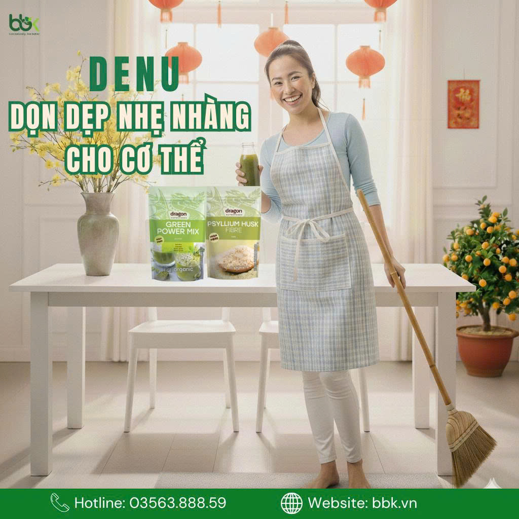 DENU – Giải pháp để cơ thể “thở lại” giữa mùa tất niên