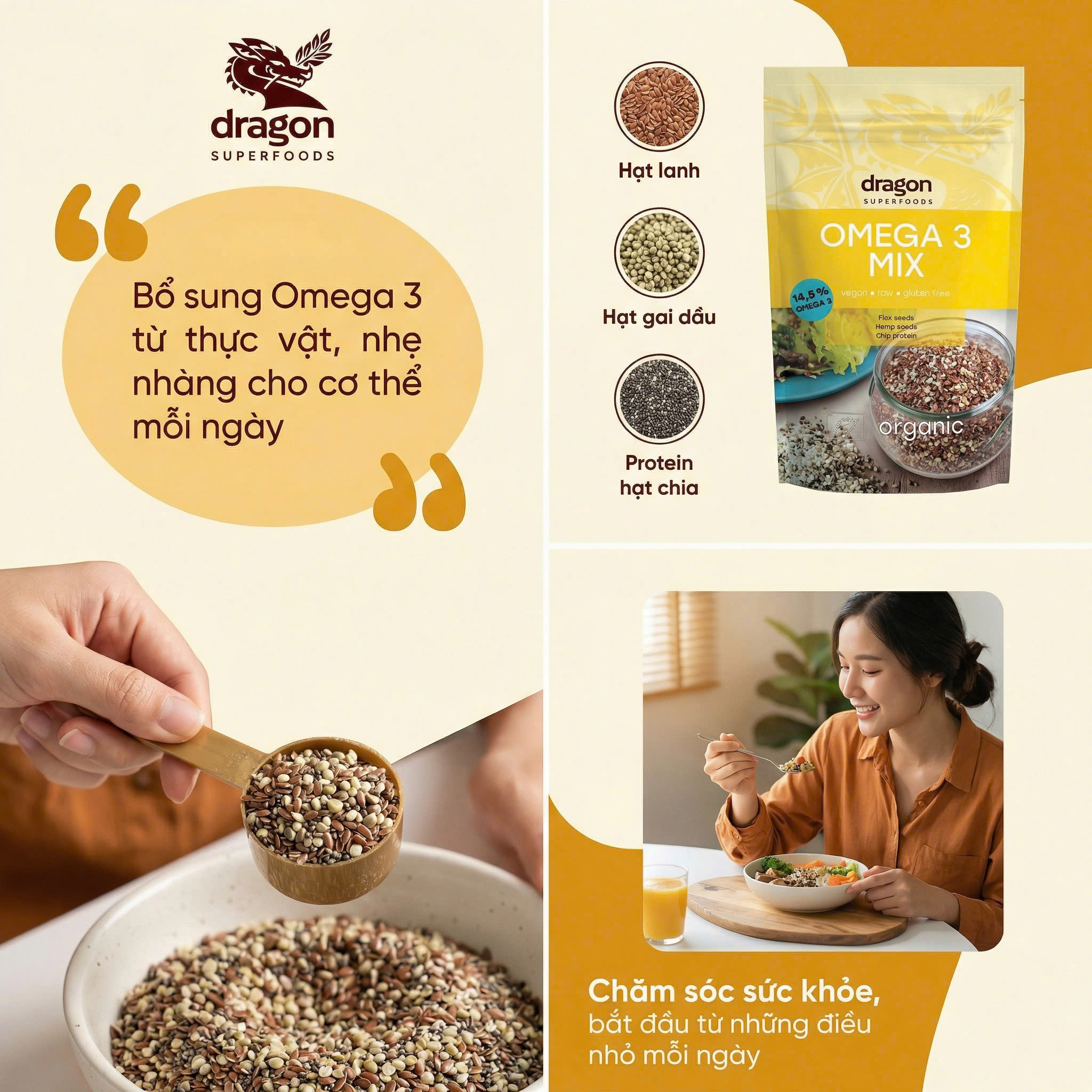 Giải Pháp Bổ Sung Omega 3 Dễ Ứng Dụng Mỗi Ngày