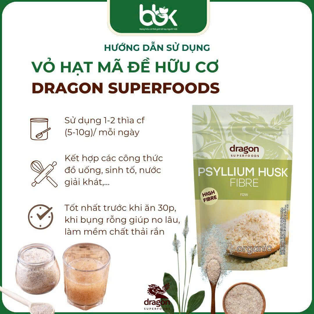 Vỏ hạt mã đề (Psyllium Husk)