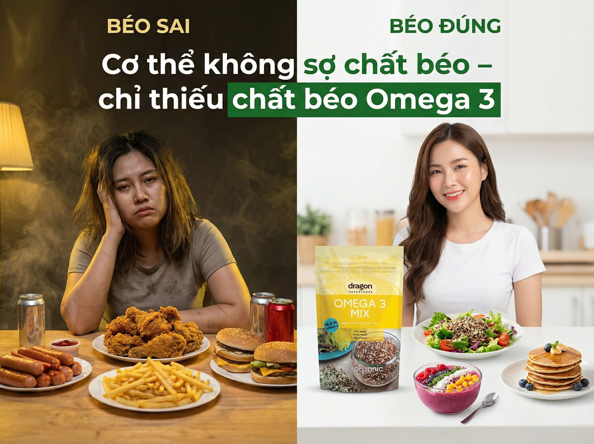 Tác Hại Của Việc Nạp Sai Chất Béo: Vì Sao Phụ Nữ Dễ Tăng Cân, Sạm Da Và Mất Cân Bằng Nội Tiết?