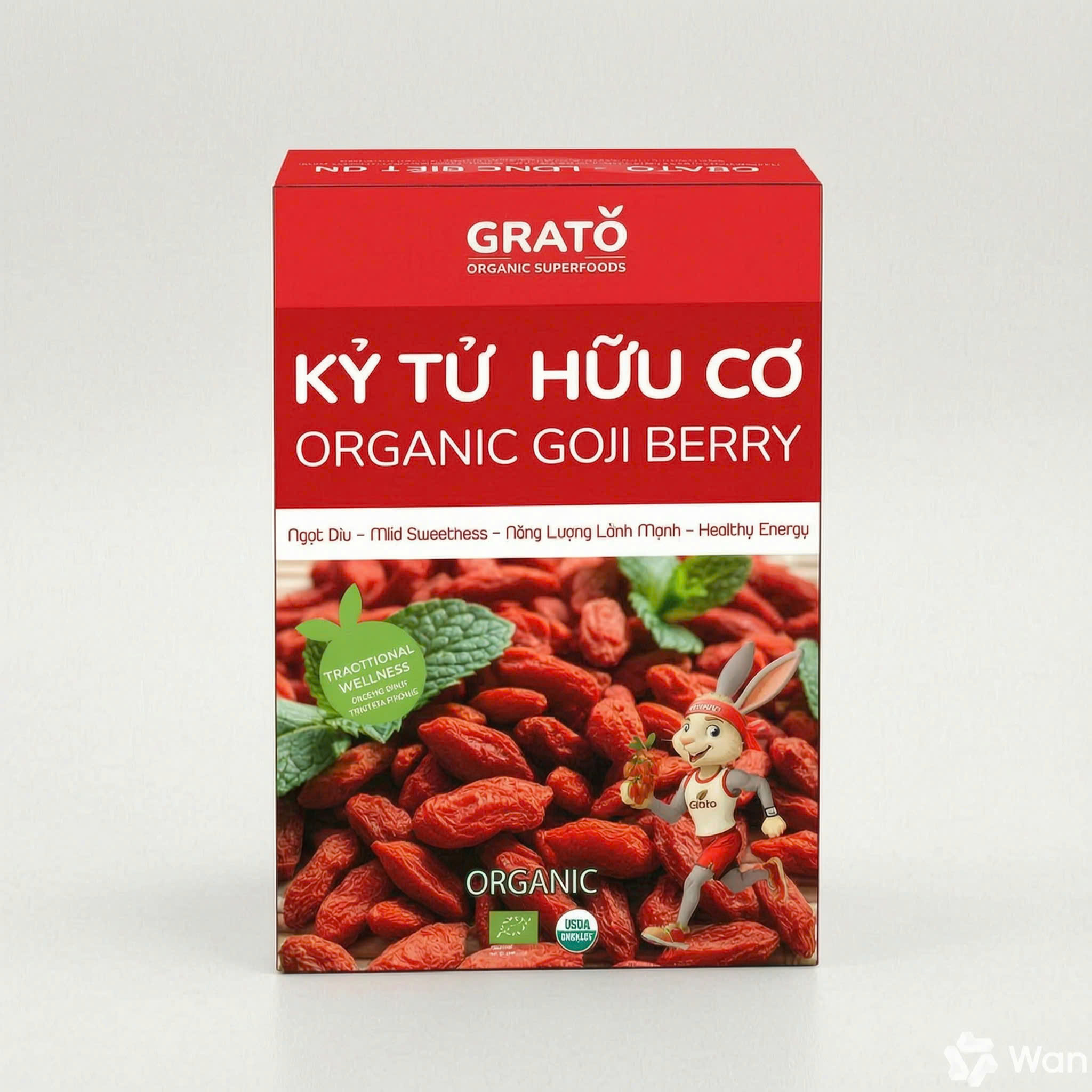 Kỷ tử hữu cơ Grato 100gr
