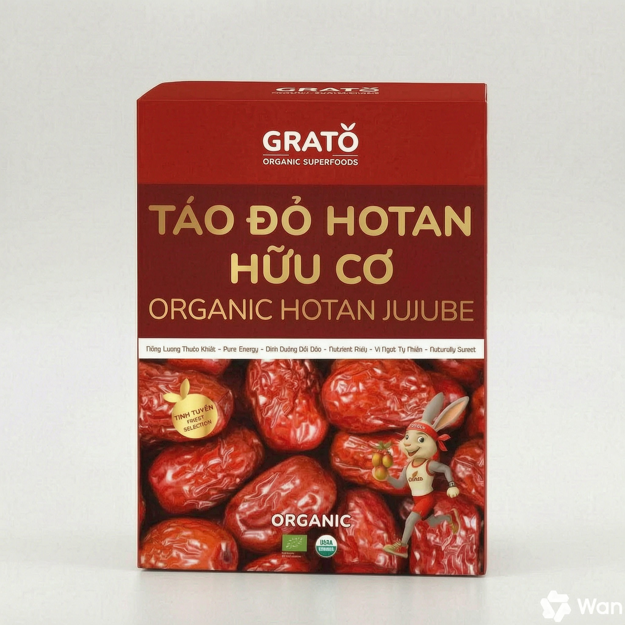 Táo đỏ Hotan Organic Grato 90gr
