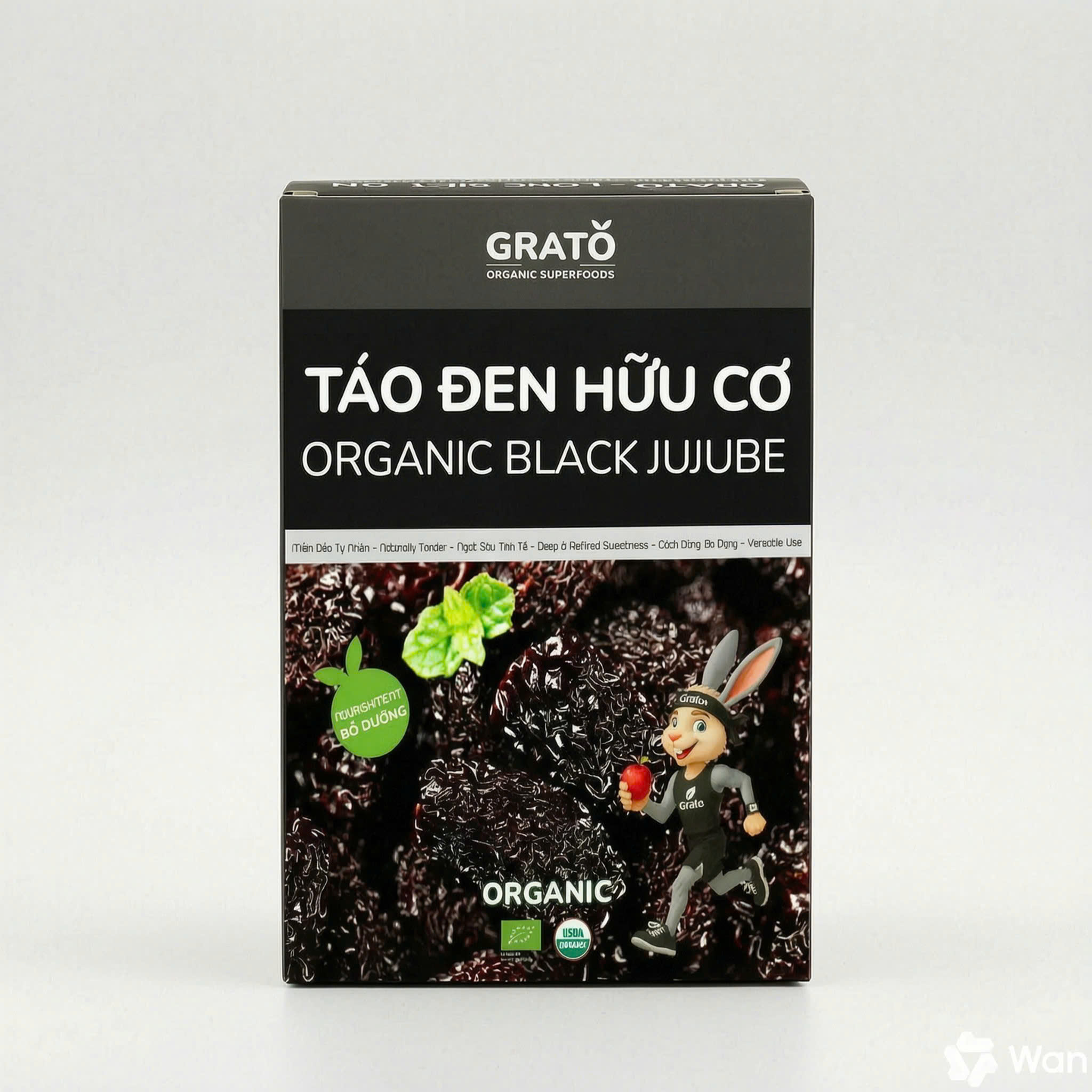 Táo đen Organic Grato Organic Black Jujube