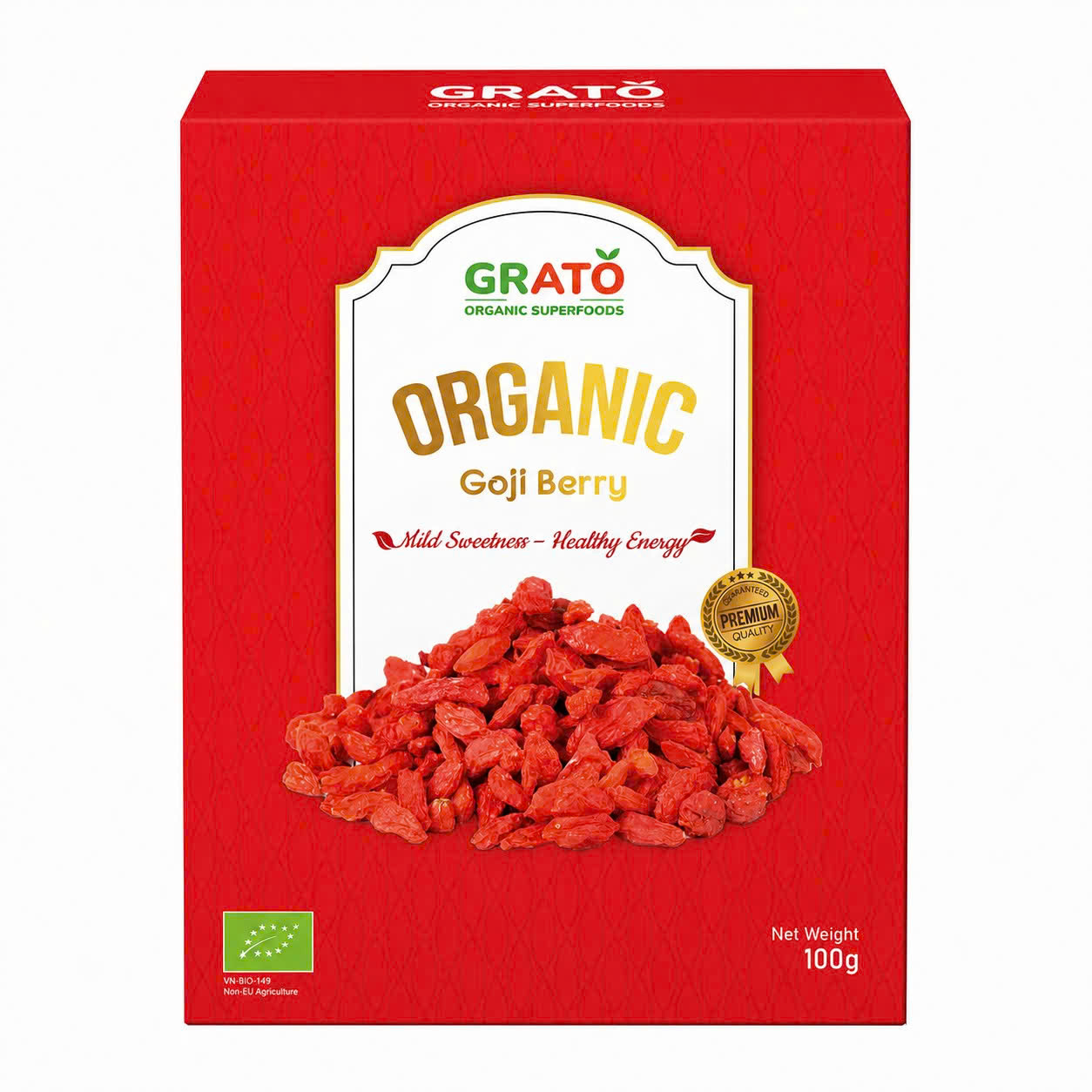Kỷ tử hữu cơ Grato 100gr