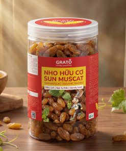 Nho khô Sun Muscat Organic Grato 500Gr