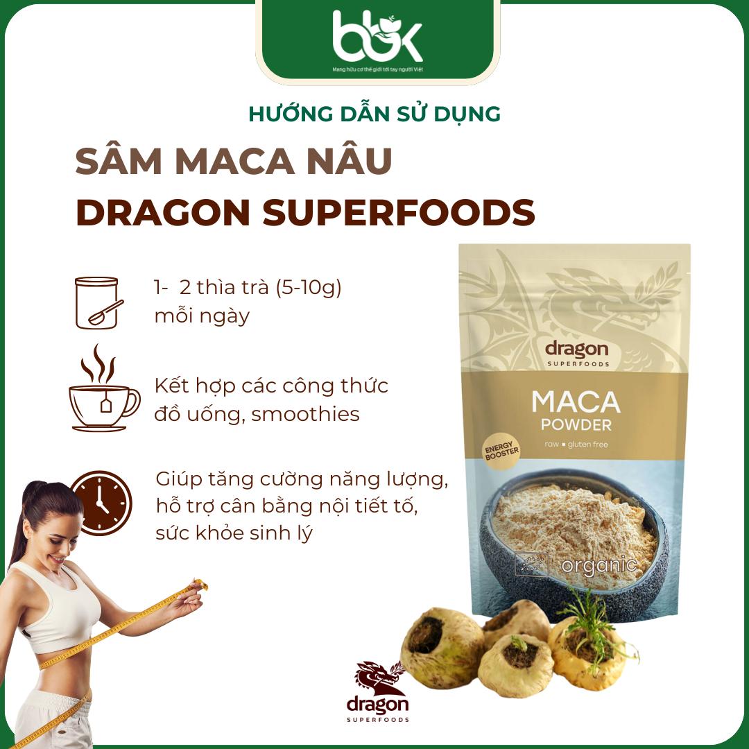 Maca nâu hữu cơ