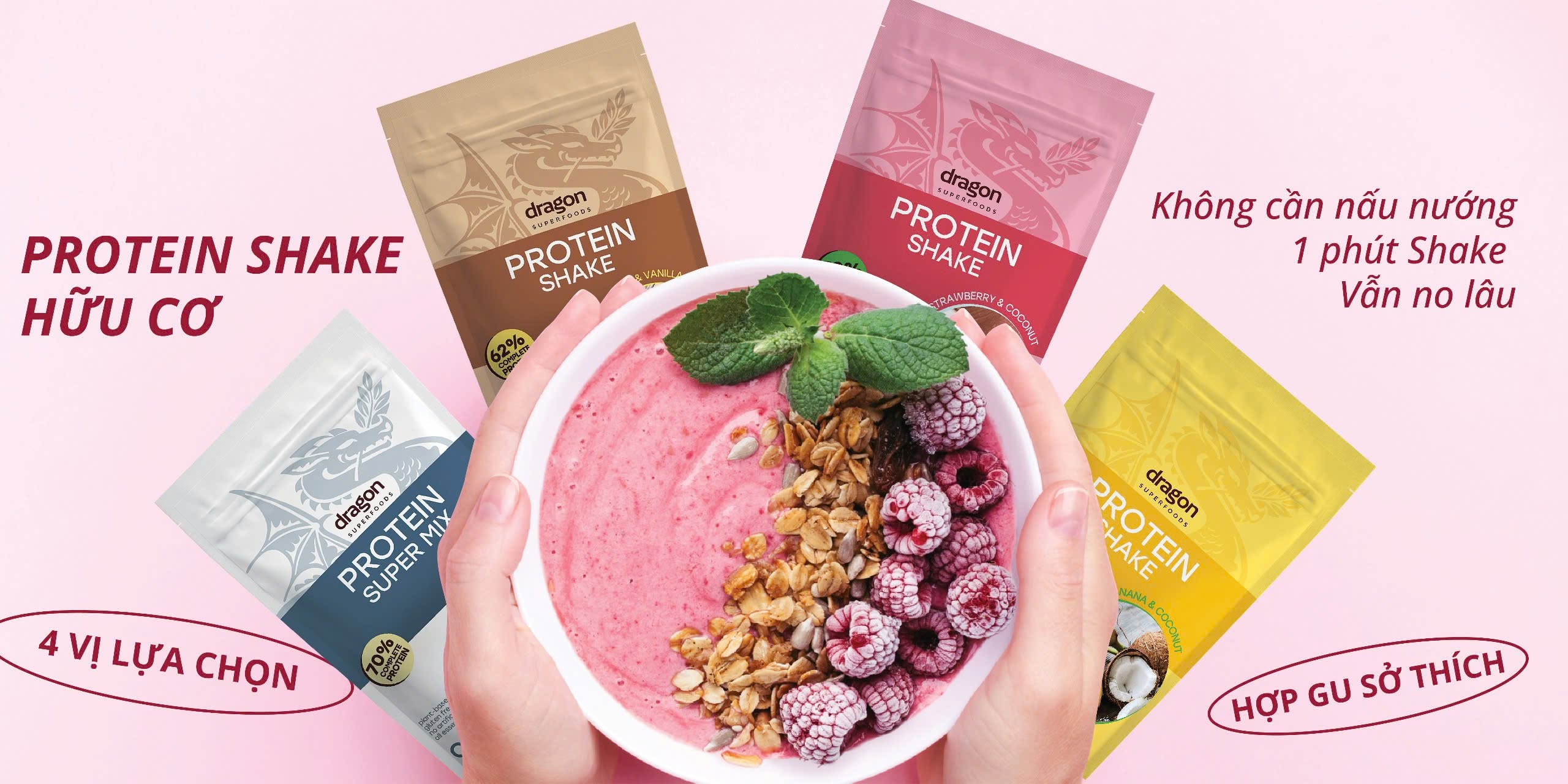 Protein Shake Hữu Cơ Dragon Superfoods Protein Shake Hữu Cơ Dragon Superfoods