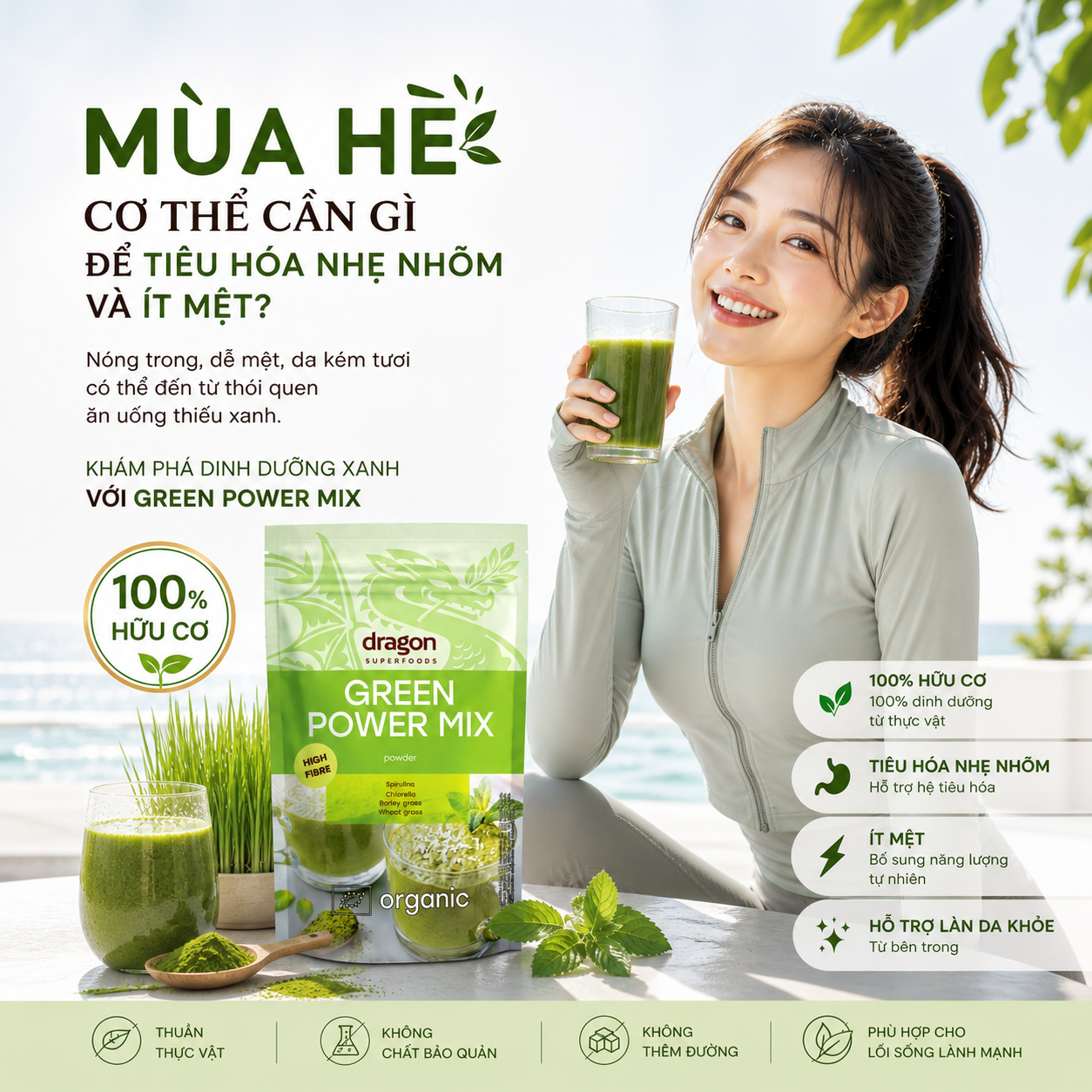 Green Power Mix – Giải pháp dinh dưỡng xanh tinh gọn cho cuộc sống hiện đại